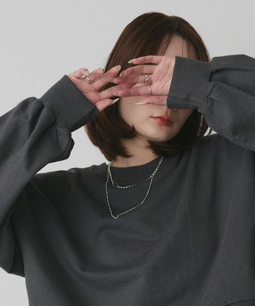 アディダス スエット S チェック トレーナー 韓国ファッション ショート丈 adidas（アディダス） トレーナー スウェット スリーストライプ