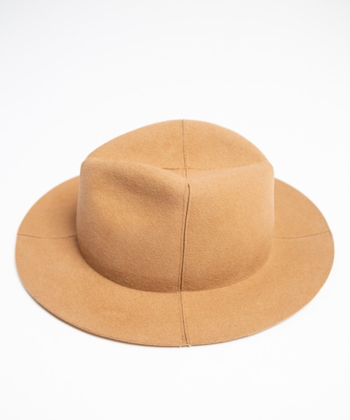 RACAL（ラカル） 帽子 ハット Cutting 4Panel Packable Fedora Hat