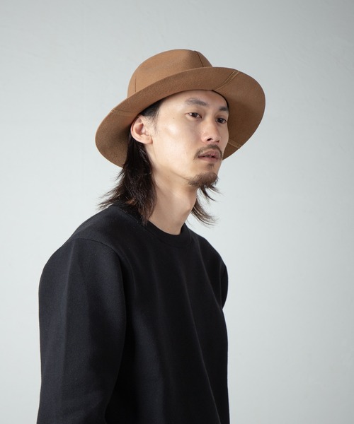 RACAL（ラカル） 帽子 ハット Cutting 4Panel Packable Fedora Hat