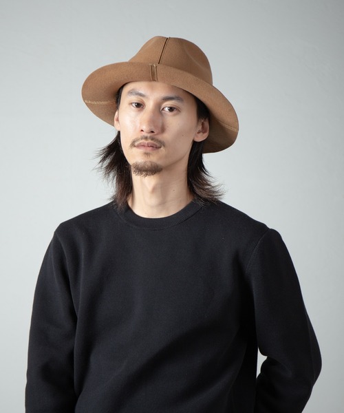 RACAL（ラカル） 帽子 ハット Cutting 4Panel Packable Fedora Hat