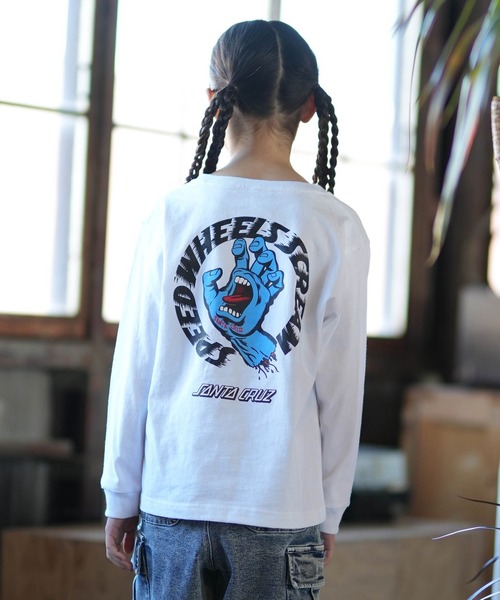 SANTA CRUZ（サンタクルーズ） tシャツ Scream Strip L/S T キッズ