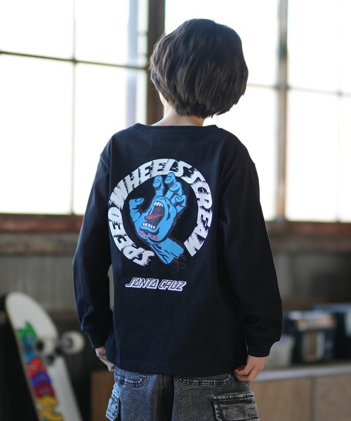 SANTA CRUZ（サンタクルーズ） tシャツ Scream Strip L/S T キッズ