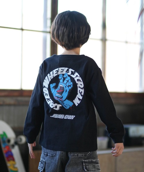 SANTA CRUZ（サンタクルーズ） tシャツ Scream Strip L/S T キッズ