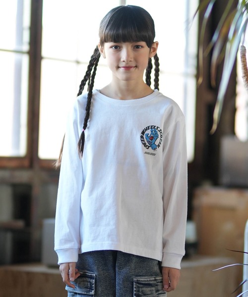 SANTA CRUZ（サンタクルーズ） tシャツ Scream Strip L/S T キッズ