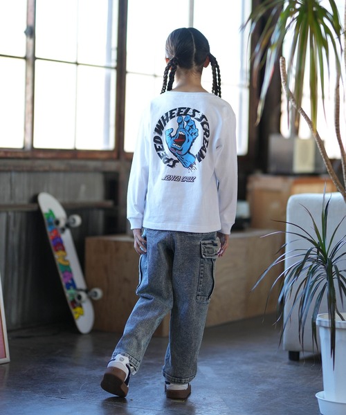 SANTA CRUZ（サンタクルーズ） tシャツ Scream Strip L/S T キッズ