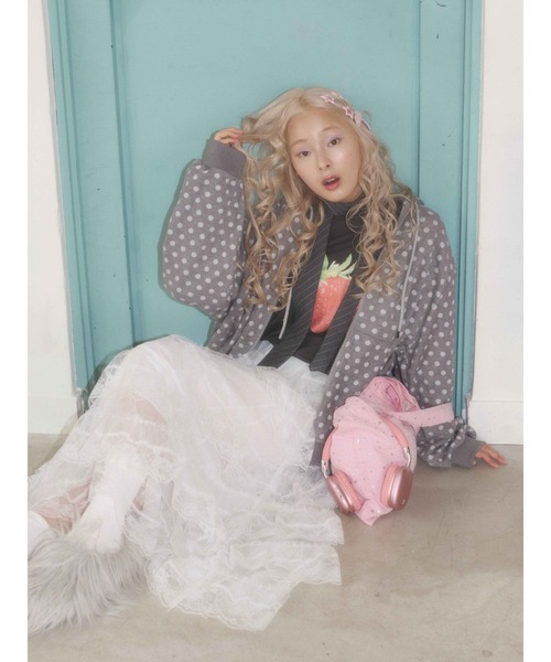 WC tシャツ 「秋冬新作」イチゴワンポイントロンT レディース