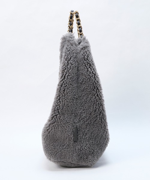 新品未使用 ヴィオラドーロ ELMO SMALL チェーンショルダー ボア VIOLAd'ORO（ヴィオラドーロ） ショルダーバッグ バッグ 「VIOLAd'ORO