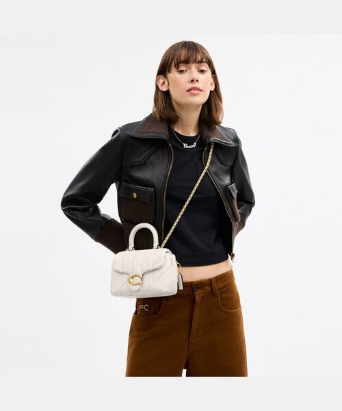 COACH（コーチ） ショルダーバッグ バッグ タビー トップ ハンドル