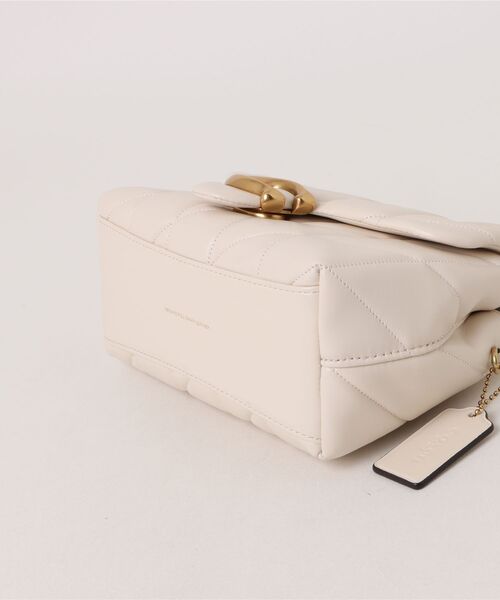 COACH アイボリー キルティング ショルダーバッグ【美品】 COACH（コーチ） ショルダーバッグ バッグ タビー トップ ハンドル