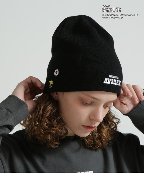 PEANUTS ニット帽 ニットキャップ 「AVIREX × PEANUTS」BEANIE