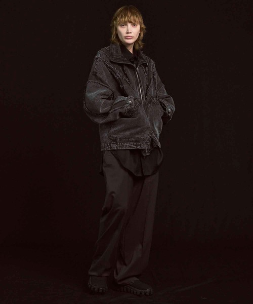 MAISON SPECIAL Alien Blouson/エイリアンブルゾン UNISEX》Prime-Over Denim Switching Alien Blouson/プライムオーバー