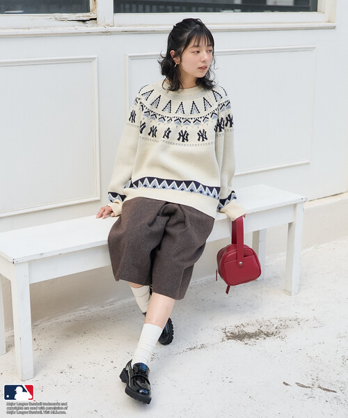 ノルディック　オーバーサイズ　ニット full/fill. ニット セーター nordic over knit / ノルディックオーバー