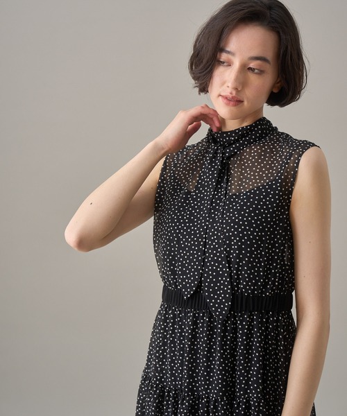 ANAYI（アナイ） ノースリーブワンピース 36 ベージュ レディース