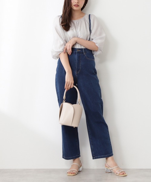 「PROPORTION BODY DRESSING」 7分袖ブラウス FREE ベージュ レディース_画像7