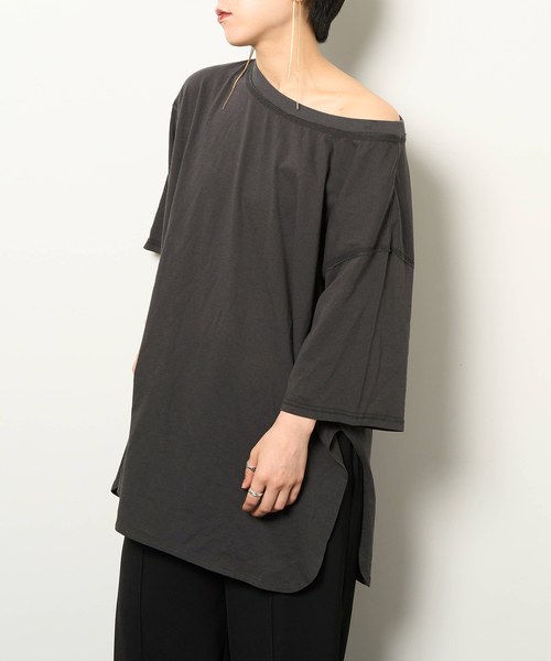 「CITYSHOP」 半袖Tシャツ - ブルー レディース_画像3