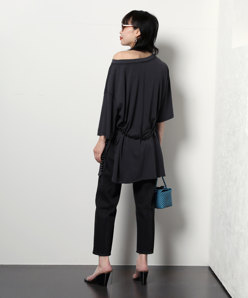 「CITYSHOP」 半袖Tシャツ - ブルー レディース_画像9