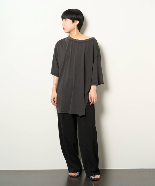 「CITYSHOP」 半袖Tシャツ - ブルー レディース_画像10