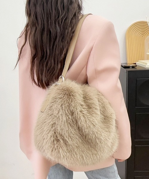 suppli mohh（サプリモー） ショルダーバッグ バッグ フェイクファー