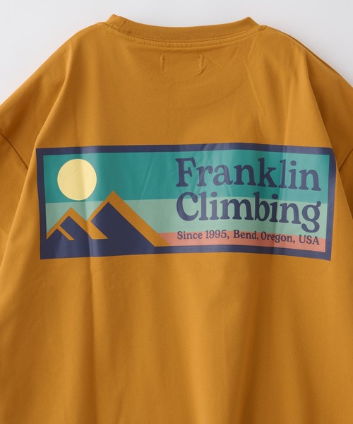 「Franklin Climbing」 半袖Tシャツ X-SMALL サックスブルー メンズ_画像9