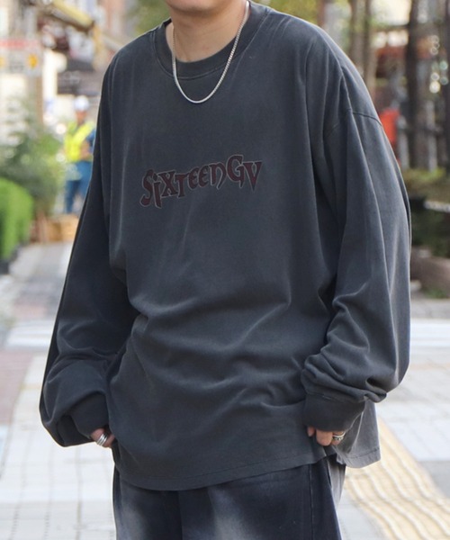 「Confirm」 長袖Tシャツ M ブラック系その他 メンズ_画像2