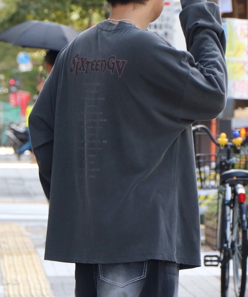 「Confirm」 長袖Tシャツ M ブラック系その他 メンズ_画像7