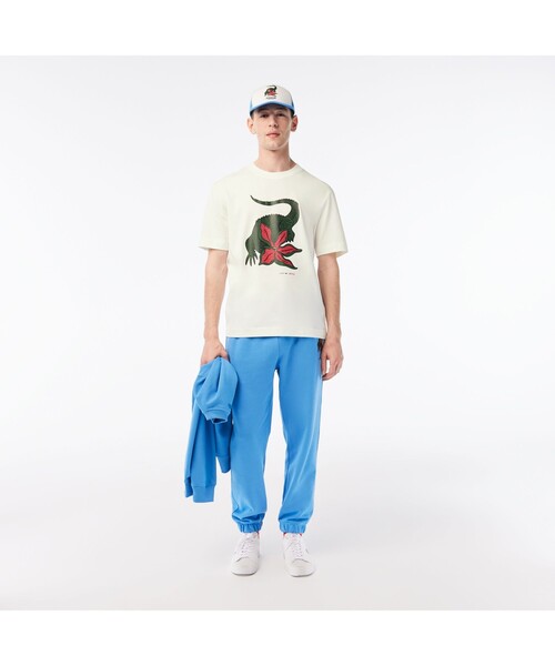 LACOSTE（ラコステ） 半袖Tシャツ「netflixコラボ」 4 ホワイト メンズ