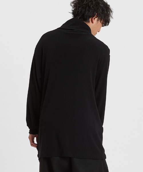 NO ID.（ノーアイディー） tシャツ mlt5526-ボリュームネックギャザー