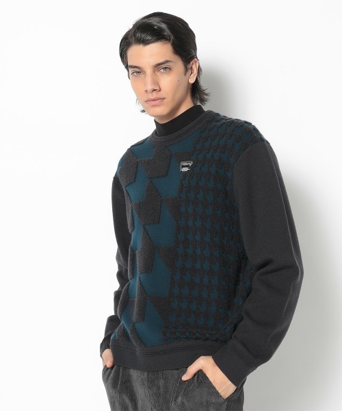 MARK & LONA CD11-CMZK | メンズ ブラック セーター MARK&LONA（マークアンドロナ） セーター ニット CD11-HTSK | MEN