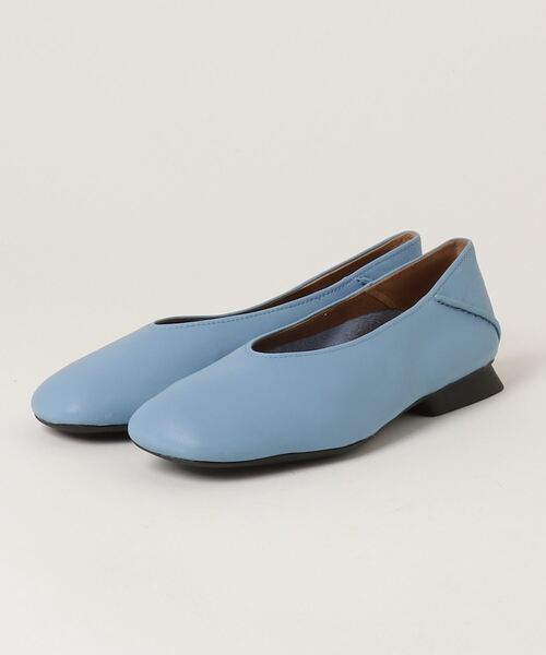 「CAMPER」 フラットパンプス 22.5cm スカイブルー レディース_画像5