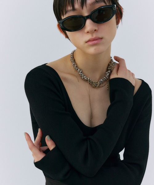 JOSE MOON（ジョゼムーン） ドッキングワンピース 36 ブラック