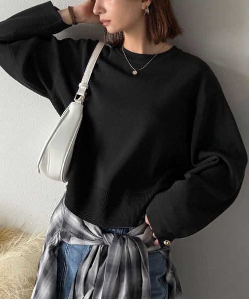 「classicalelf」 長袖ニット SMALL アイボリー レディース_画像3