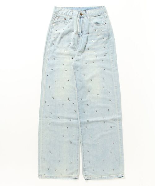 「paravion」 デニムパンツ SMALL ブルー レディース_画像2