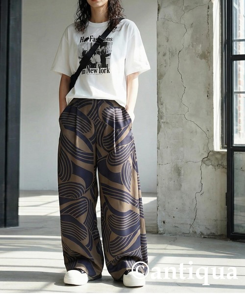 Finicko ワイドパンツ Pigment Dyed Finx Corduroy Wide 5P Pants - Olive Brown