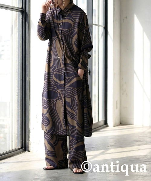 Finicko ワイドパンツ Pigment Dyed Finx Corduroy Wide 5P Pants - Olive Brown