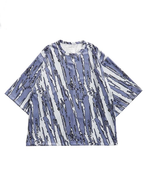「SHAREEF」 半袖Tシャツ 1 ライトブルー メンズ_画像2