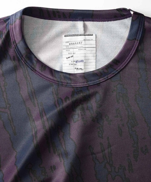 「SHAREEF」 半袖Tシャツ 1 ライトブルー メンズ_画像3