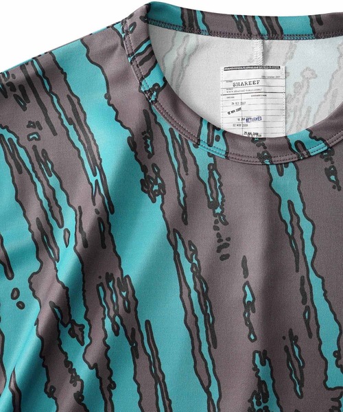 「SHAREEF」 半袖Tシャツ 1 ライトブルー メンズ_画像8