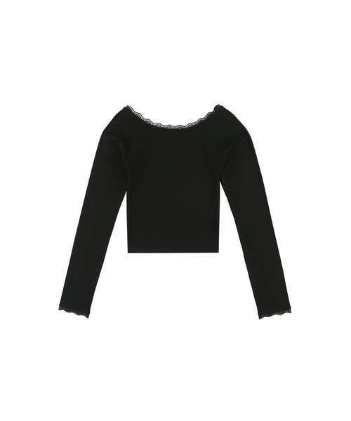 ALEXIA STAM（アリシアスタン） tシャツ Wellness Lace Long Sleeve