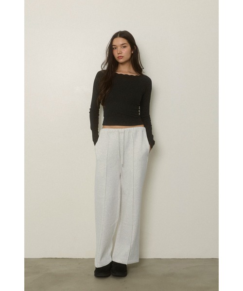 ALEXIA STAM（アリシアスタン） tシャツ Wellness Lace Long Sleeve