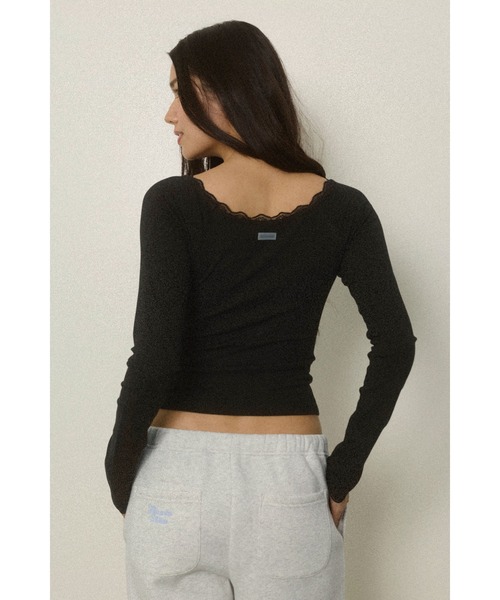 トップス alexiastam Wellness Lace Long Sleeve T Wellness Lace Long Sleeve Tee | ALEXIA STAM