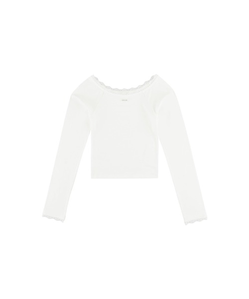 ALEXIA STAM（アリシアスタン） tシャツ Wellness Lace Long Sleeve