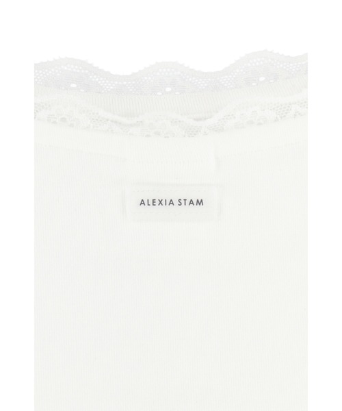 ALEXIA STAM（アリシアスタン） tシャツ Wellness Lace Long Sleeve