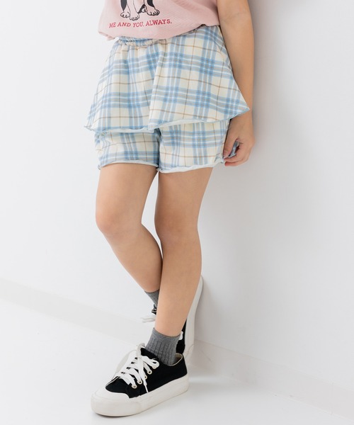 chil2 スカート 総柄キュロット スカートパンツ キッズ 子供服 女の子
