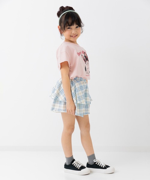 chil2 スカート 総柄キュロット スカートパンツ キッズ 子供服 女の子