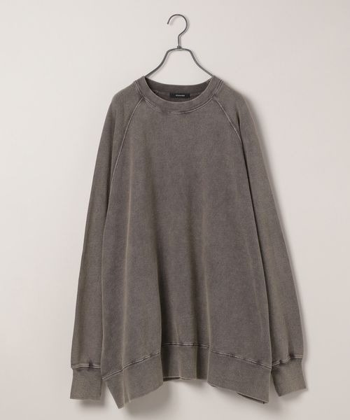「JEANASIS」 スウェットカットソー MEDIUM ボルドー レディース_画像3