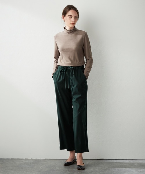 「LE SOUK HOLIDAY」 スラックス L ブラック レディース_画像7