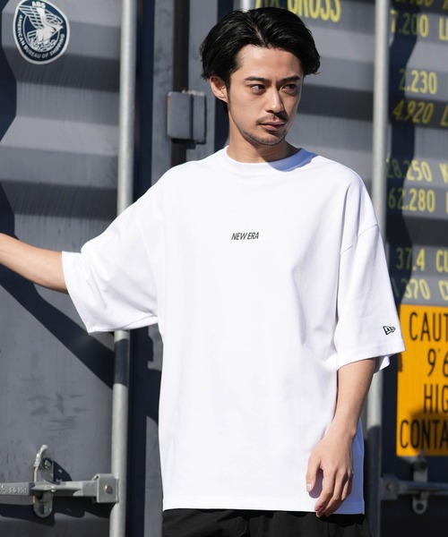 ニューエラ tシャツ 速乾 NEW ERA/ニューエラ 半袖 Tシャツ オーバーサイズド Overlap Logo パフォーマンスアパレル バックプリント 吸汗速乾 | NEW ERA | 03