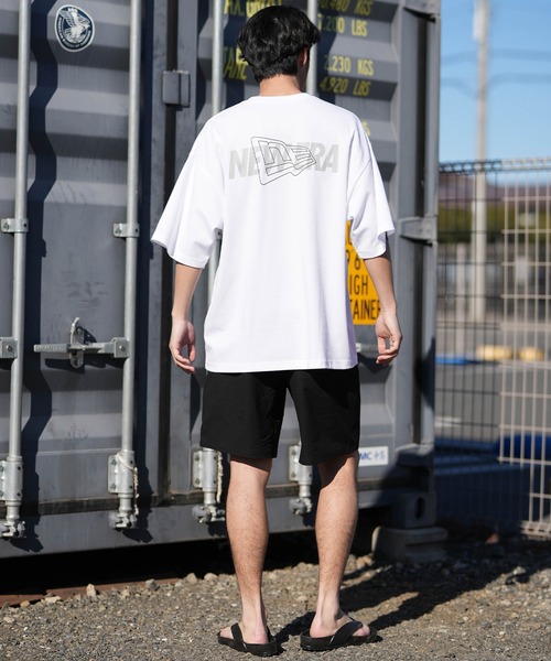 ニューエラ tシャツ 速乾 NEW ERA/ニューエラ 半袖 Tシャツ オーバーサイズド Overlap Logo パフォーマンスアパレル バックプリント 吸汗速乾 | NEW ERA | 07