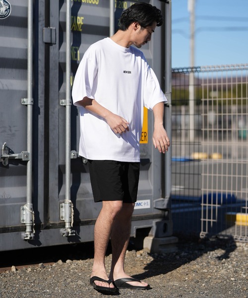 ニューエラ tシャツ 速乾 NEW ERA/ニューエラ 半袖 Tシャツ オーバーサイズド Overlap Logo パフォーマンスアパレル バックプリント 吸汗速乾 | NEW ERA | 08