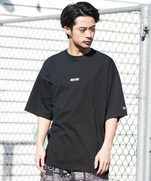 ニューエラ tシャツ 速乾 NEW ERA/ニューエラ 半袖 Tシャツ オーバーサイズド Overlap Logo パフォーマンスアパレル バックプリント 吸汗速乾 | NEW ERA | 09